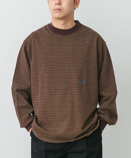 URBAN RESEARCH DOORS(アーバンリサーチドアーズ)の「L.L.Bean JAPAN EDITION UNION LONG SLEEVE STRIPE T-SHIRTS(Tシャツ/カットソー・メンズ・CCL×GREEN/BIRCH×NVY/BRN×YLW/NVY×CLOUD/SCA×NAVY・M/L/XL)」の3枚目の写真