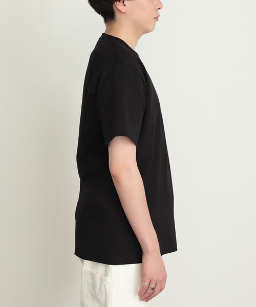SENSE OF PLACE by URBAN RESEARCH（センスオブプレイスバイアーバンリサーチ）の「Hanes　BEEFY T-SHIRTS 1P（Tシャツ/カットソー・メンズ・WHITE/BLACK/D.PURPLE/D.GREEN・M/L/XL）」の12枚目の写真