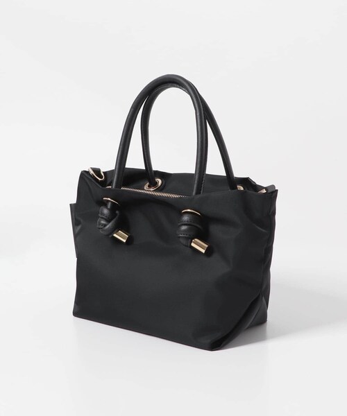 URBAN RESEARCH ROSSO（アーバンリサーチロッソ）の「『一部別注カラー』VIOLA d’ORO　BIANCA　XS（トートバッグ・レディース・BLKBLK/TAUPEBLK/BLKTAUPE/別注BRNNVY・XS）」の9枚目の写真