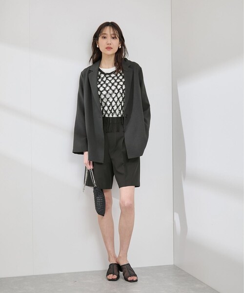 ROPE' PICNIC(ロペピクニック)の「かぎ針ビスチェ×タンクトップセット(ベスト・レディース・ブラック/キナリ・38)」の12枚目の写真