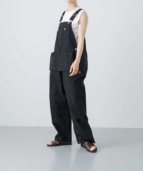 かぐれ　黒 サロペット レディース かぐれ（カグレ）の「MASTER&CO OVERALLS（サロペット
