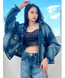 GYDA | 【セット着用】SPRAY PROCESSING BIG Gジャン(デニムジャケット)