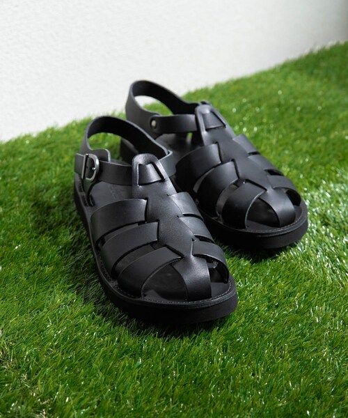 URBAN RESEARCH Sonny Label（アーバンリサーチサニーレーベル）の「Organic Handloom　GURKHA（サンダル・メンズ・ブラック・26/27/28）」の9枚目の写真