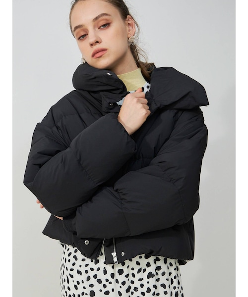 MERCURYDUO（マーキュリーデュオ）の「アライドショートダウンコート（その他アウター・レディース・ブラウン/ブラック/アイスブルー/アイボリー・F）」の17枚目の写真