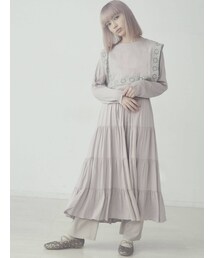 merry jenny | レースセーラーティアードワンピース(ワンピース)