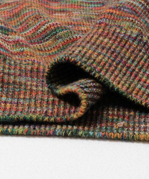 THE GOODLAND MARKET（ザグッドランドマーケット）の「COOHEM　ONI KASURI WOOL KNIT PULLOVER（ニット/セーター・レディース・04BLUE/02RED・Free）」の22枚目の写真