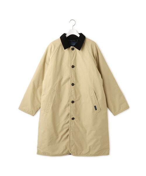 ADAM ET ROPE'(アダムエロペ)の「【LAVENHAM for ADAM ET ROPE'】別注 CHANTRY(ナイロンジャケット・レディース・ブラック/ベージュ・F)」の19枚目の写真