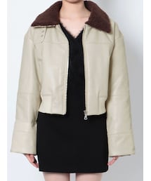 EMODA | ショートボアブルゾン(ブルゾン)