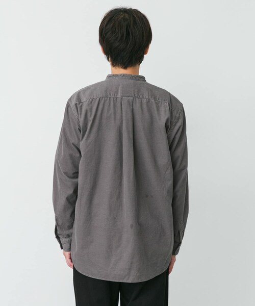 URBAN RESEARCH DOORS（アーバンリサーチドアーズ）の「DANTON　BAND COLLAR SHIRTS LONG-SLEEVE（シャツ/ブラウス・メンズ・LT.GREY/CHARCOAL/SAND BEIGE・38/40/42）」の5枚目の写真