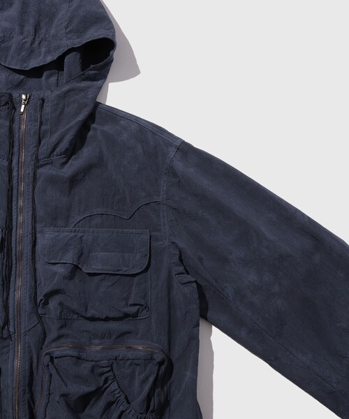 ADAM ET ROPE'(アダムエロペ)の「【FACCIES/ファッチーズ】GARMENT DYE MESH TRAVELER JACKET(その他アウター・メンズ・ブラック・1/2)」の6枚目の写真