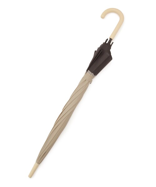 ADAM ET ROPE'（アダムエロペ）の「【SALONオリジナル】ベルドームアンブレラ（ツートンカラー）（長傘・レディース・グレー/ベージュ/カーキ・F）」の15枚目の写真