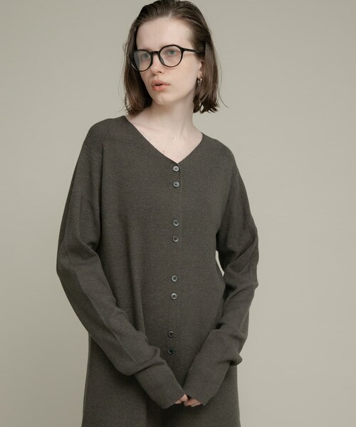 URBAN RESEARCH Sonny Label（アーバンリサーチサニーレーベル）の「ニットオールインワン（つなぎ/オールインワン・レディース・チャコール/ベージュ・36/38）」の5枚目の写真