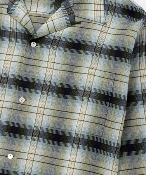 Saturdays NYC（サタデーズ ニューヨークシティ ）の「Marco Vintage Check LS Open Collar Shirt（シャツ/ブラウス・レディース・キナリ/ブルー・L/M/S/XL）」の16枚目の写真