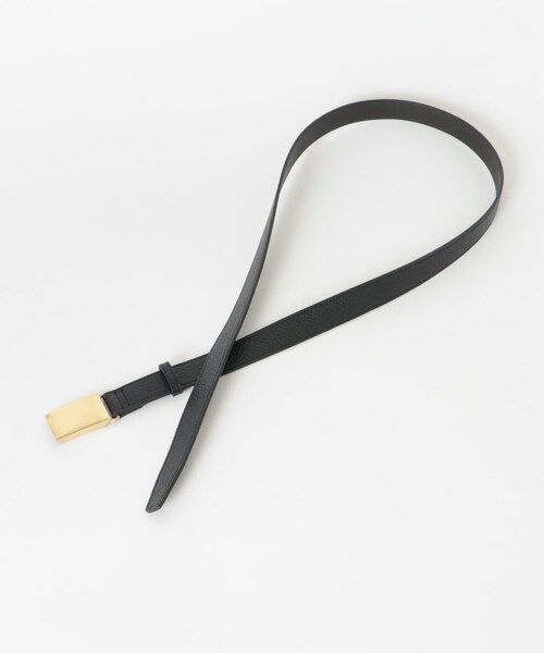 URBAN RESEARCH（アーバンリサーチ）の「Scye　Leather Box Buckle Belt（ベルト・メンズ・エクリュ/ダークブラウン/クロ・M）」の6枚目の写真