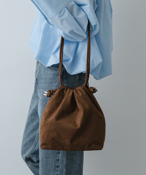 SENSE OF PLACE by URBAN RESEARCH（センスオブプレイスバイアーバンリサーチ）の「マチツキキンチャクバッグ（ハンドバッグ・レディース・BROWN/BEIGE/L.PINK・One）」の10枚目の写真