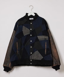 MENS【TTT_MSW】Vintage handwork stadium jacket