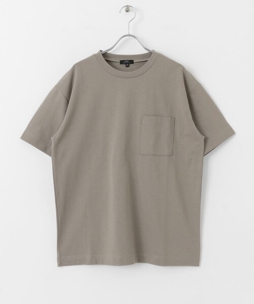 ITEMS URBANRESEARCH（アイテムズ アーバンリサーチ）の「『吸水速乾/イージーケア/UVカット』高機能TC天竺 ポケットTシャツ（Tシャツ/カットソー・メンズ・BLU/WHT/GREIGE/CHA・M/L）」の19枚目の写真