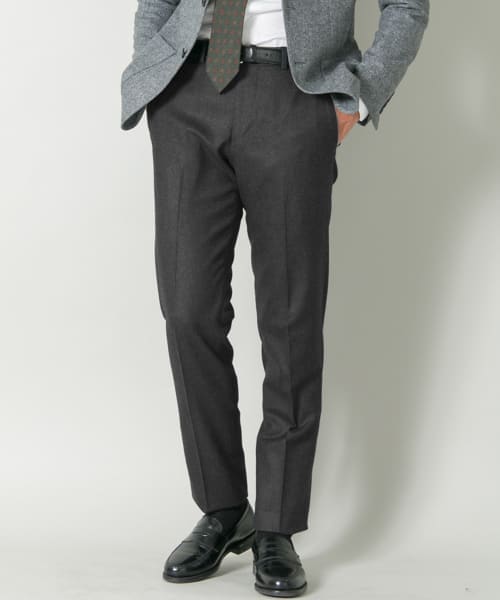 URBAN RESEARCH（アーバンリサーチ）の「サキソニーウールパンツ（スラックス・メンズ・NAVY/GRAY・42/44/46/48/50）」の4枚目の写真