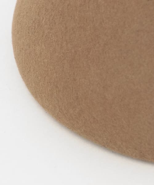 URBAN RESEARCH Sonny Label（アーバンリサーチサニーレーベル）の「ラウンドウールベレー帽∴（ハンチング/ベレー帽・レディース・ブラック/ベージュ/チャコールグレー・one）」の7枚目の写真