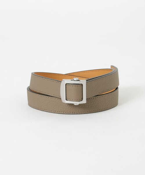 URBAN RESEARCH(アーバンリサーチ)の「ITTI HERRIE HOLELESS BELT(ベルト・メンズ・BLACK/TAUPE・FREE)」の2枚目の写真