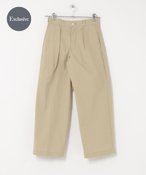 URBAN RESEARCH DOORS(アーバンリサーチドアーズ)の「『別注』Lee×DOORS CHETOPA WIDETOROUSER(その他パンツ・レディース・BEIGE/NAVY/PAINT・S/M)」の1枚目の写真