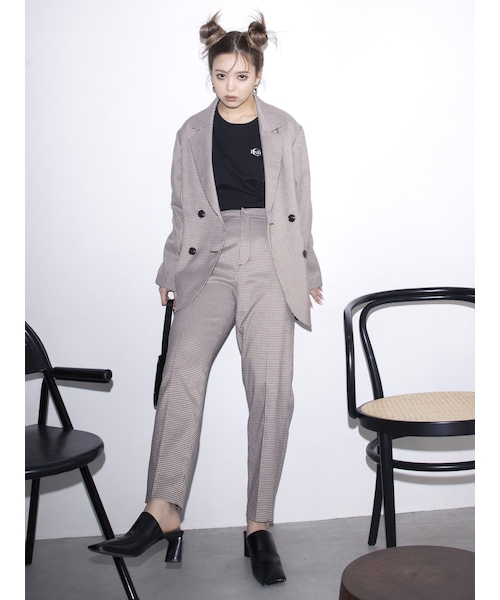 テーパードパンツ【セットアップ着用可能】