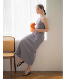 MILLER | Miller別注 ワッフルフレアワンピース(ワンピース)