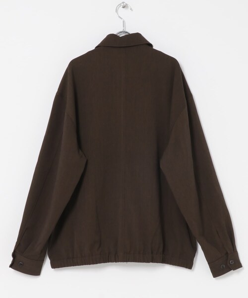 URBAN RESEARCH DOORS（アーバンリサーチドアーズ）の「『UR TECH』 完声ジップブルゾン（ブルゾン・メンズ・BLACK/TOP BROWN/GLENCHECK・M/L/XL）」の14枚目の写真
