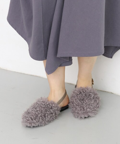 KBF（ケイビーエフ）の「ファーサンダル（サンダル・レディース・BLACK/PURPLE/BROWN・36/37/38）」の19枚目の写真