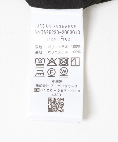 URBAN RESEARCH ROSSO（アーバンリサーチロッソ）の「『WEB限定』Vネックストレートフラワープリントワンピース（ワンピース・レディース・BLACK/BROWN・Free）」の10枚目の写真