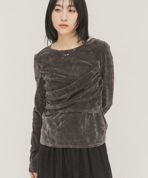 KBF（ケイビーエフ）の「シズクネックレス（ネックレス・レディース・CLEAR/KHAKI・One）」の15枚目の写真