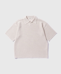 ADAM ET ROPE' | 【AURALEE/オーラリー】TUSSAH SILK COTTON MESH KNIT SKIPPER POLO(ポロシャツ)