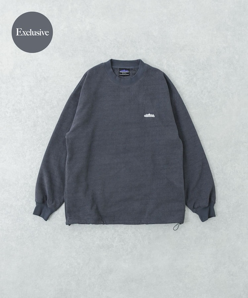 URBAN RESEARCH(アーバンリサーチ)の「『別注』THOUSAND MILE×URBAN RESEARCH ニットフリースクルーネックプルオーバー(その他トップス・メンズ・BLACK/CHARCOAL/NAVY/OFF・M/L)」の3枚目の写真