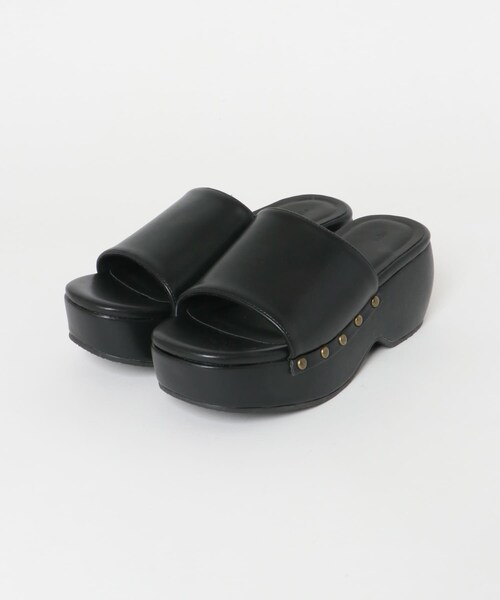 KBF（ケイビーエフ）の「スタッズサボサンダル（サンダル・レディース・BROWN/BLACK・37/38）」の11枚目の写真