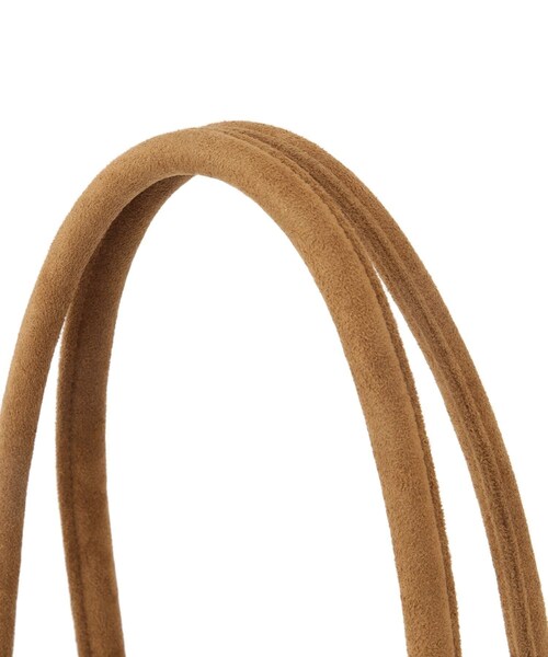 ADAM ET ROPE'(アダムエロペ)の「【EC限定】スウェードライクソフトミドルボストン(ボストンバッグ・レディース・キャメル/カーキ・F)」の17枚目の写真