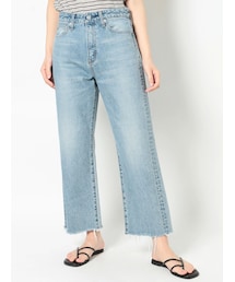 Ungrid | カットオフスリムテーパードデニム(デニムパンツ)