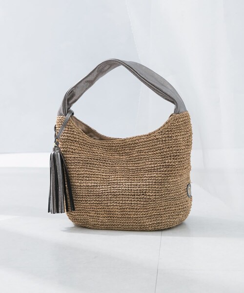 URBAN RESEARCH ROSSO（アーバンリサーチロッソ）の「VIOLAd’ORO　アバカワンショルダーバッグ（かごバッグ・レディース・W BROWN S/W BROWN B・-）」の10枚目の写真