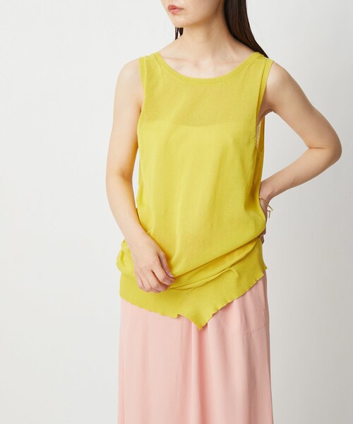 【AKANE UTSUNOMIYA】KNIT TANKTOP