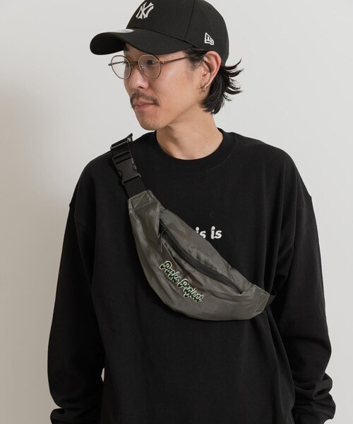 THE GOODLAND MARKET（ザグッドランドマーケット）の「『別注』PARKS PROJECT×TGM　WAIST BAG（ボディバッグ/ウエストポーチ・メンズ・Gray/White・one）」の7枚目の写真
