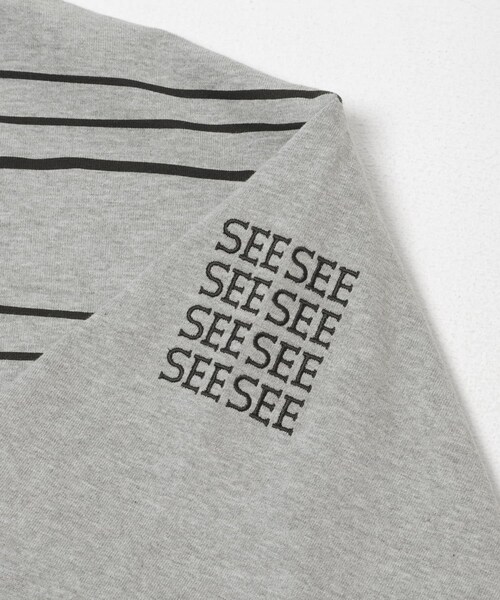 URBAN RESEARCH(アーバンリサーチ)の「SEE SEE SUPER BIG LS TEE (MULTI BORDER)(Tシャツ/カットソー・メンズ・WHITE/BLACK/GREY M/NAVY・M/L/XL/XXL)」の19枚目の写真