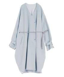 ELENDEEK | BICOLOR REVERSIBLE CAPE LIKE CT(ノーカラーコート)