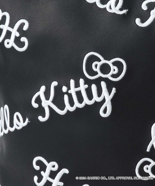 ROPE'（ロペ）の「【一部店舗限定】HELLO KITTY トートバックMini（トートバッグ・レディース・ブラック/ホワイト・F）」の15枚目の写真