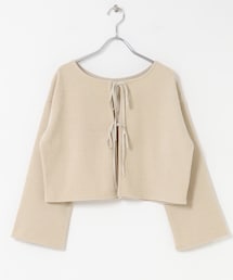 URBAN RESEARCH DOORS | ベロアリボンカットカーディガン(カーディガン/ボレロ)