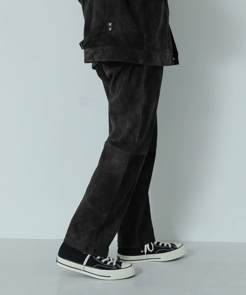 URBAN RESEARCH(アーバンリサーチ)の「『別注』SEVEN BY SEVEN×URBAN RESEARCH LEATHER WIDE PANTS(その他パンツ・メンズ・BLACK/NAVY・M/L)」の7枚目の写真