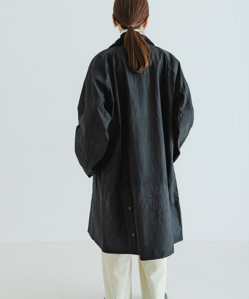 URBAN RESEARCH(アーバンリサーチ)の「Barbour MODIFIED EXMOOR WAX COAT(テーラードジャケット・レディース・SAGE/BLACK・36/38)」の6枚目の写真