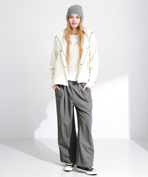 URBAN RESEARCH Sonny Label（アーバンリサーチサニーレーベル）の「撥水マウンテンパーカー（マウンテンパーカー・レディース・オフ/ブラック/ベージュ・36/38）」の11枚目の写真