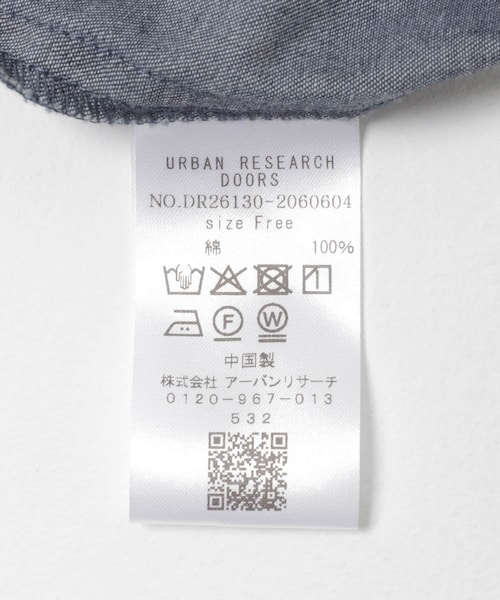 URBAN RESEARCH DOORS（アーバンリサーチドアーズ）の「ライトコットンデニムシャツワンピース（ワンピース・レディース・L.INDIGO/INDIGO・Free）」の19枚目の写真
