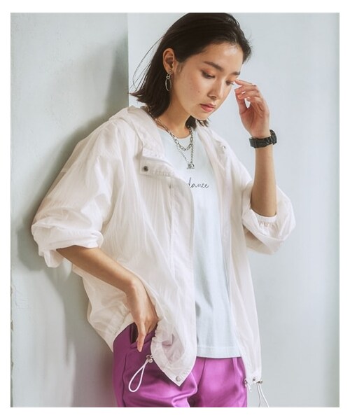 BEIGE, ベイジ　GAURA シアーパーカーブルゾン　2 BEIGE, ベイジ GAURA シアーパーカーブルゾン 2 ジャケット