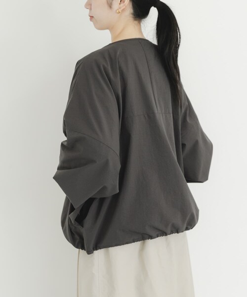 EKAL（エカル）の「DOT AIR CARDIGAN（カーディガン/ボレロ・レディース・ブラック/ブラウン/チャコール・One）」の20枚目の写真