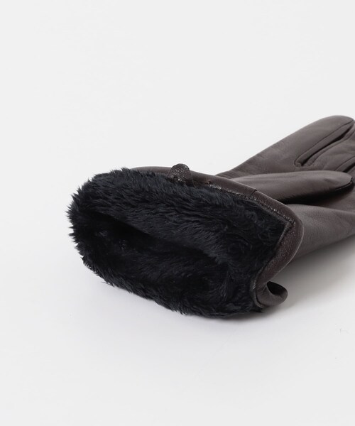 URBAN RESEARCH DOORS（アーバンリサーチドアーズ）の「レザーグローブ（ベルト・レディース・BROWN/BLACK・one）」の12枚目の写真